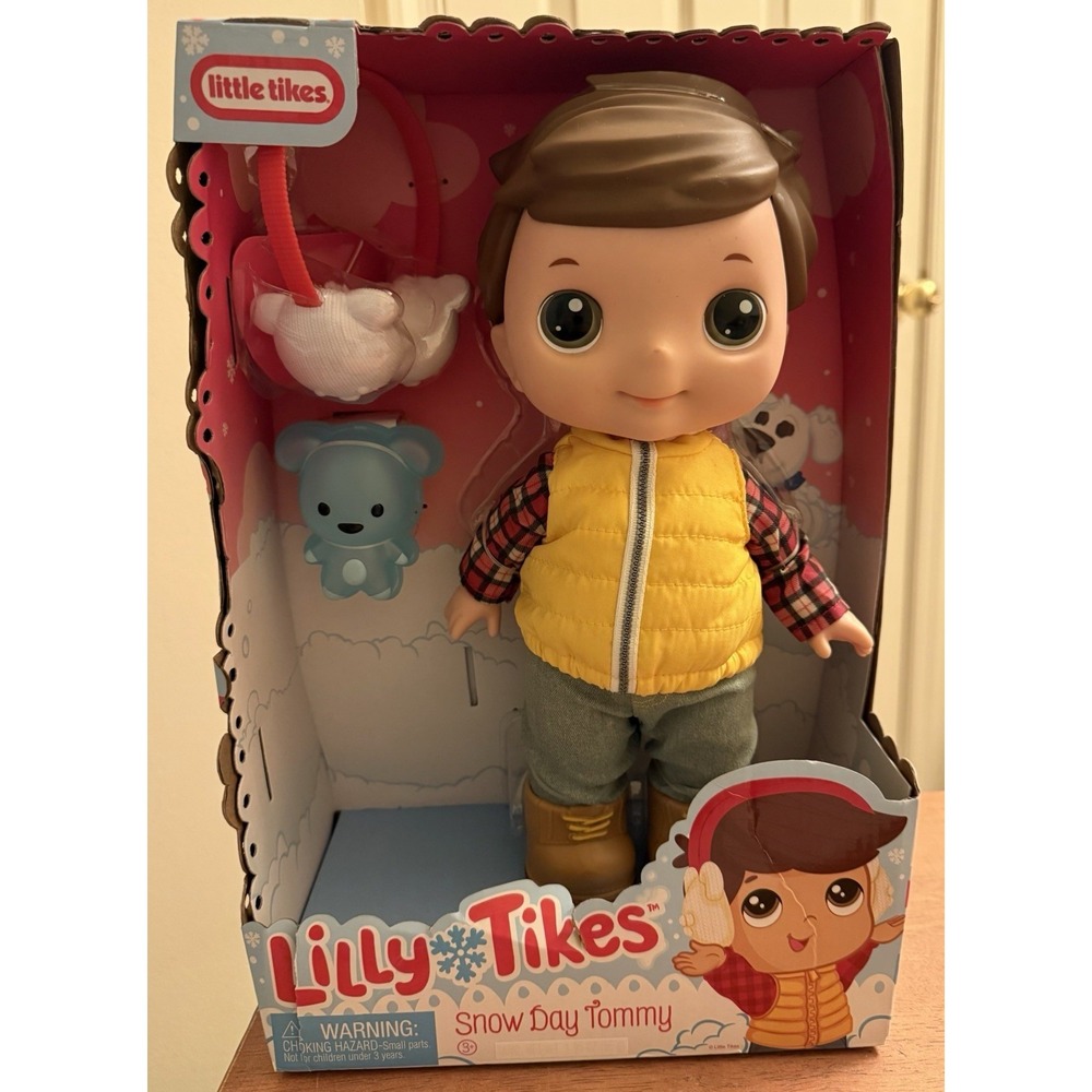 Little Lilly Tikes Snow day Tommy Boy Doll 12" New